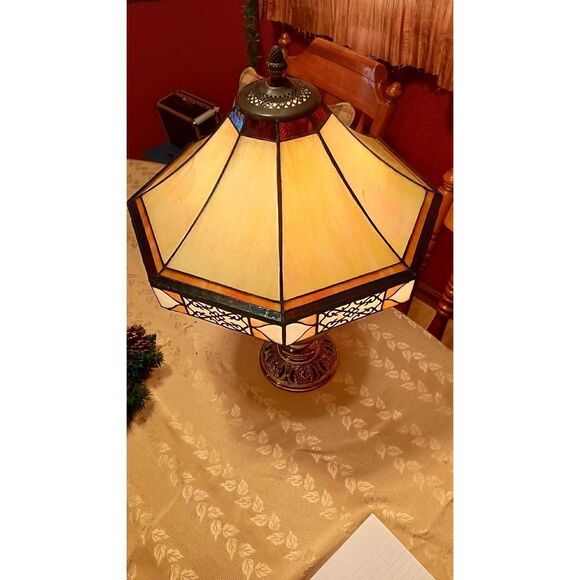 1890s THE B&H (Bradley and Hubbad oil lamp converted to electric "can b turñed b - Picture 2 of 14